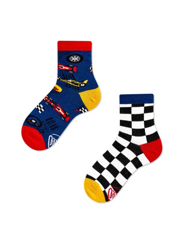 Formula Racing de Many Mornings calcetines originales calcetines niño calcetines niña calcetines infantiles calcetines algodón