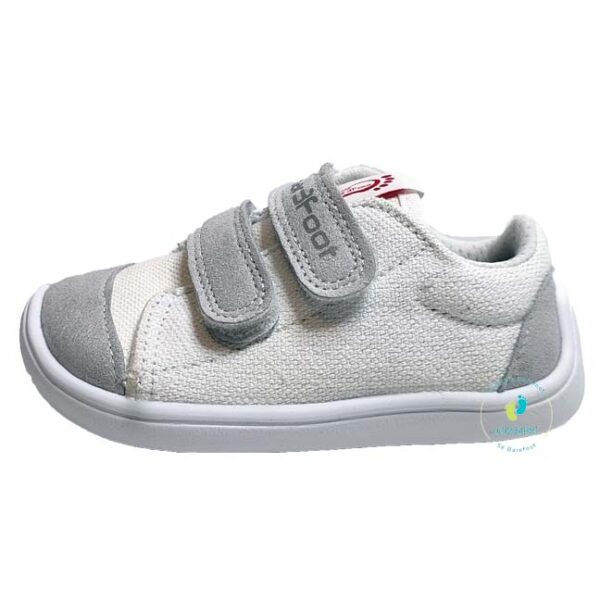 Bar3foot sneakers blanco gris barefoot shoes barefoot kids