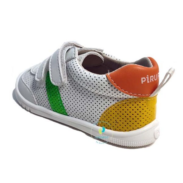 Piruflex Deportiva Microfibra Perforado Verde Amarillo calzado respetuoso