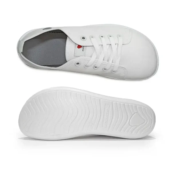 Sapatilhas Anatomic Naturais Branco, sapatilhas respeitosas para adultos Barefoot shoes