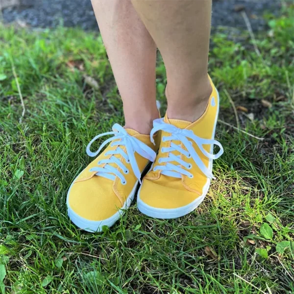 Anatomic Starter Sneakers Mustard Yellow respectful adult Barefoot shoes