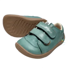 Bar3foot Sneakers Mint Leather Respectful sports footwear children's barefoot shoes