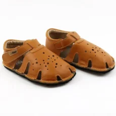 Tikki Sandalias Barefoot Aranya Mustard sandalias respetuosas niños barefoot shoes