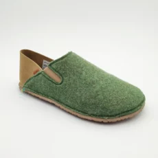 Froddo Barefoot Slip On Wooly Green Sapatilhas de casa barefoot homem barefoot mulher