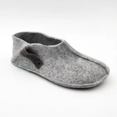 OmaKing zapatillas slip-on gris zapatillas de casa barefoot zapatillas respetuosas